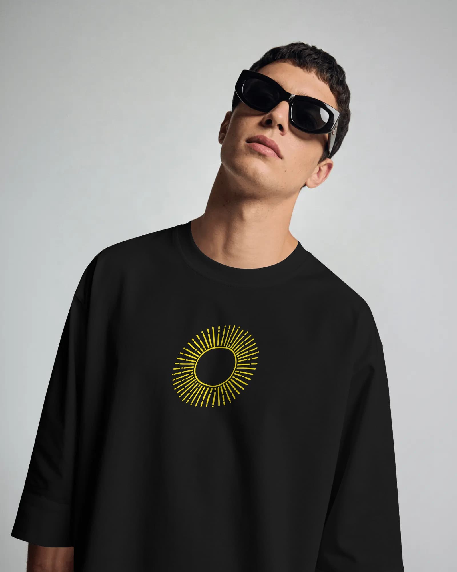 Frenzzy's Unisex Oversized Tee - French Thick Cotton : Knight Of 7 Kingdoms Edition